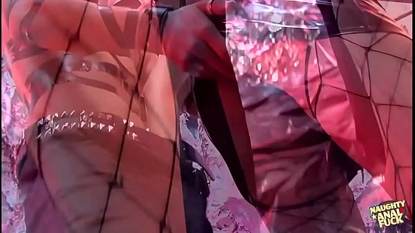 Aesthetic alternative woman expresses pleasure as her anus is passionately expanded