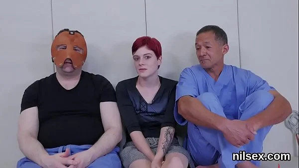 Crazy tramp gets her fuckholes spread and deeply penetrated