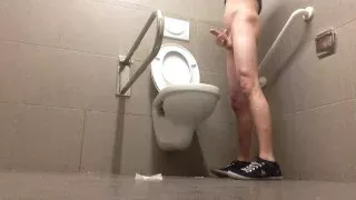 Gay Boy Doing Dirty Things In Public Toilet!
