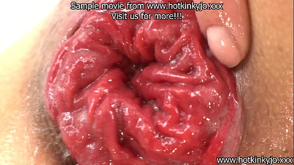 HKJ huge red bottle anal