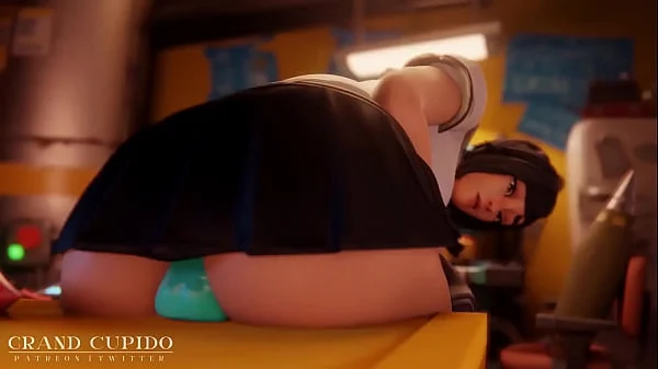 La puta tsuki de Fortnite se mete una verga por el ano y hace unos gemidos muy ricos