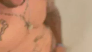 Shower time with Luka