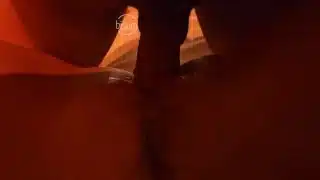 Bi hubby guides lots of cocks into his hotwife, then cleans her cum off of their cocks