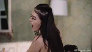 Killergram  tease Shay London rides big fat cock and creams over it