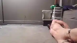 Self bondage strict balls to muzzle hogtie