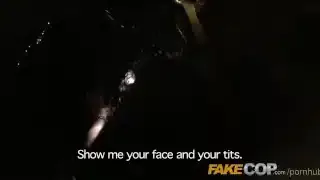 Fake Cop Cheeky lass likes daring outdoor sex